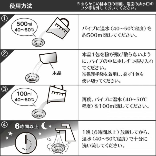 日本 COMOLIFE 管道除污毛髮分解劑 4入/盒 - 2盒組(共8包)