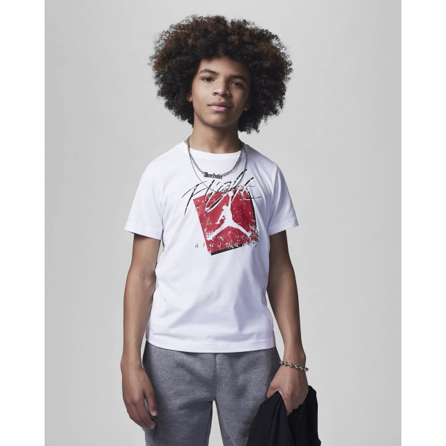 日本 Nike Jordan 喬丹 FLIGHT飛人 大童青年 棉質運動休閒短袖T-Shirt