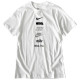 日本 Nike Sportswear 白色 100%純棉 直條LOGO 男款運動休閒短TEE