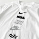 日本 Nike Sportswear 白色 100%純棉 直條LOGO 男款運動休閒短TEE