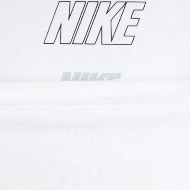 日本 Nike Sportswear 白色 100%純棉 直條LOGO 男款運動休閒短TEE