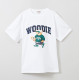 韓國 Spao 最新款滑板 Woody  熊熊 100%純棉 白色短袖T-shirt