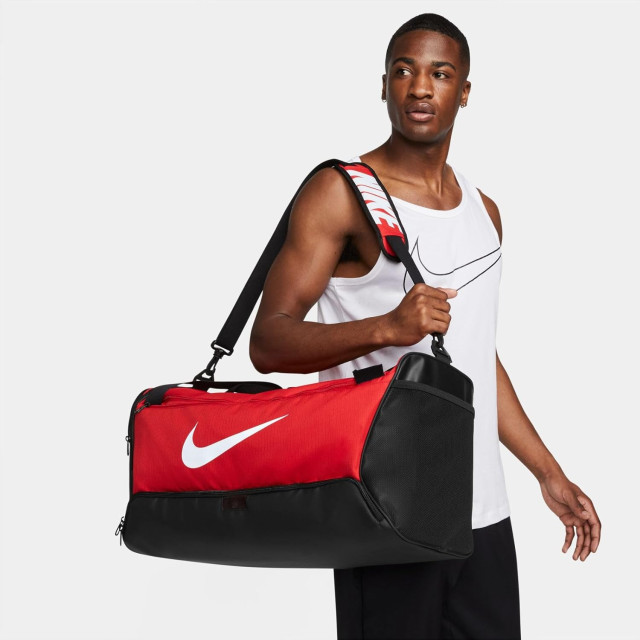 日本 NIKE 最頂尺寸 60L 經典紅黑 大開口 下隔層 超大容量 旅行行李袋