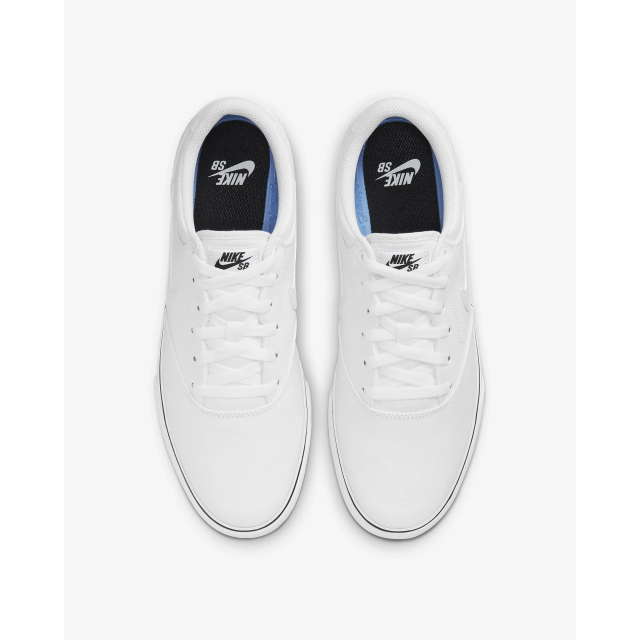 日本 Nike SB Cron 2 Canvas 帆布款 白帆布配白勾小白鞋  運動休閒鞋 