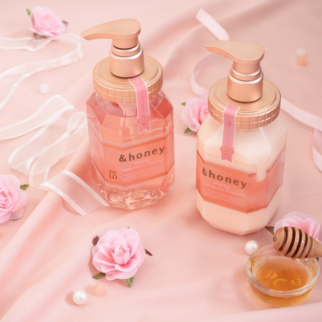 日本 &honey 玫瑰melty  蜂蜜亮澤柔順洗髮/護髮系列 [洗髮乳/440ml] / [護髮乳/445g]