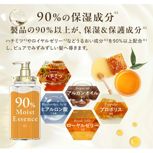 日本 &honey 蜂蜜亮澤修護洗髮/護髮系列 [洗髮乳/440ml] / [護髮乳/445g]